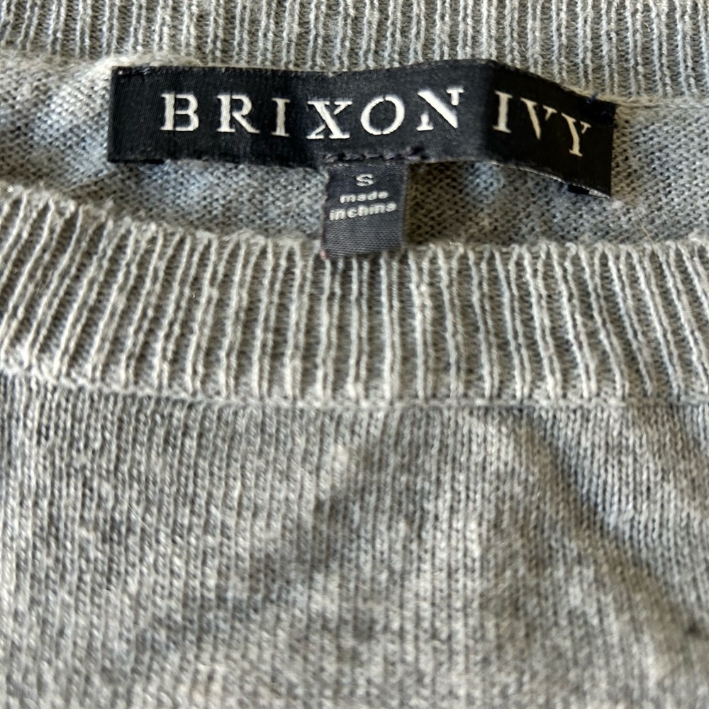 Brixton Ivy Gray Sweater